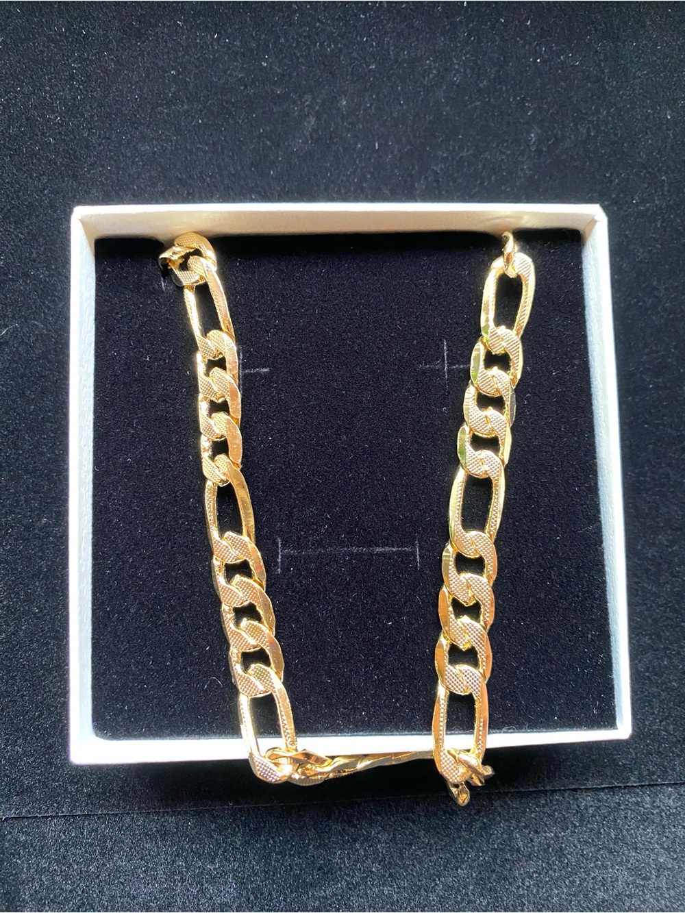 14 K Gold Plated Figaro Chain